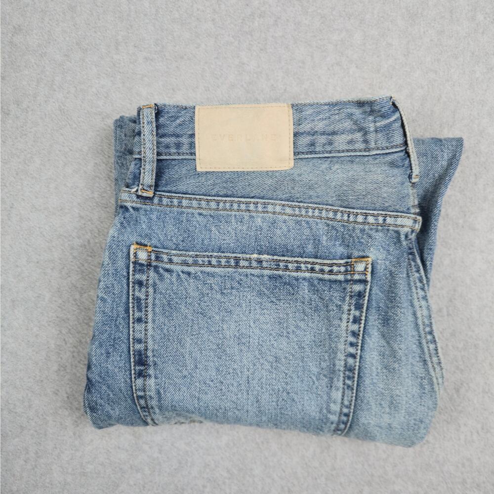 Everlane 30 Regular Button Fly Light Wash 90's Way High Jeans 30x27